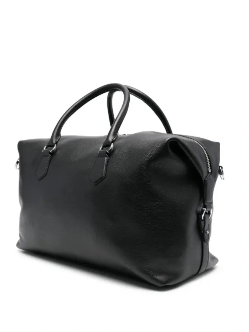 NWT Polo by Ralph Lauren Black Luxury Weekender Leather Duffle Bag MSRP $498